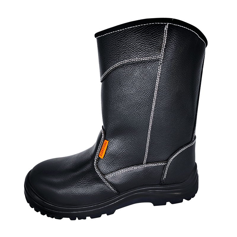 SS360 높은 내마모성 풀 그레인 가죽 보호 신발