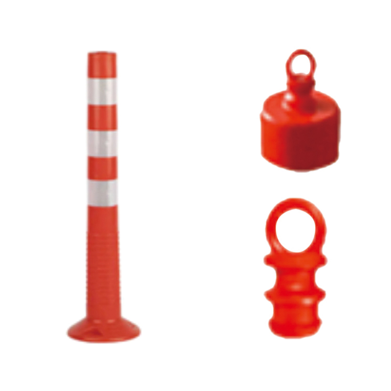 TS005 실외 경고 포스트(베이스 포함)