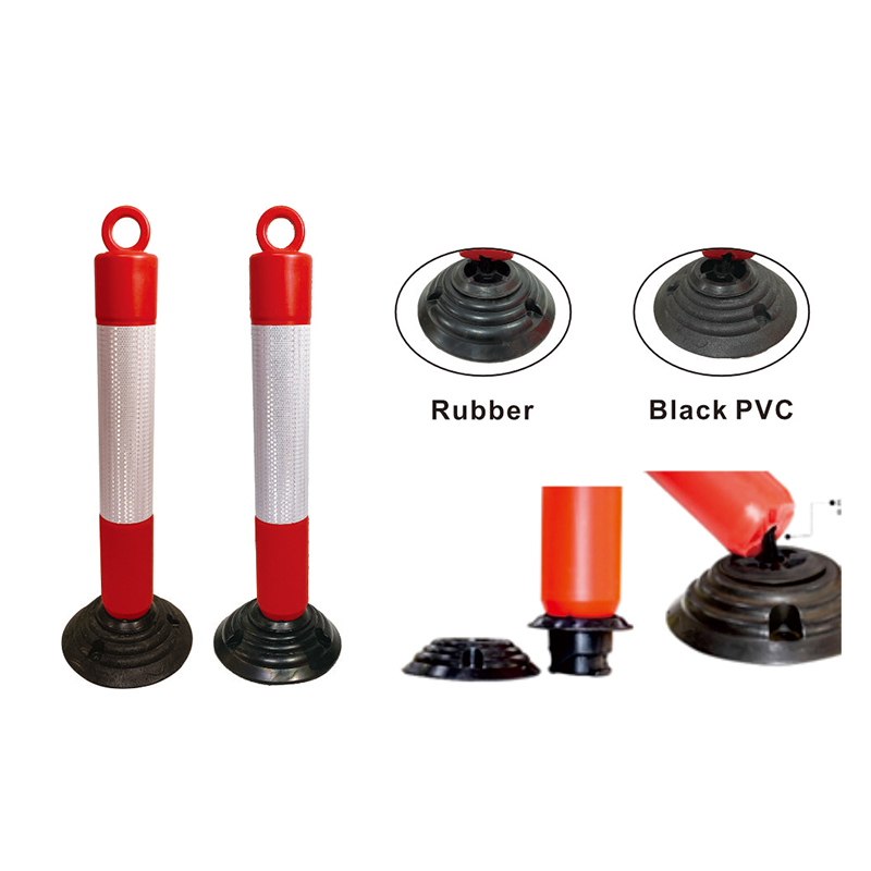 TS007 강력한 가시성 작업 구역 경고 포스트